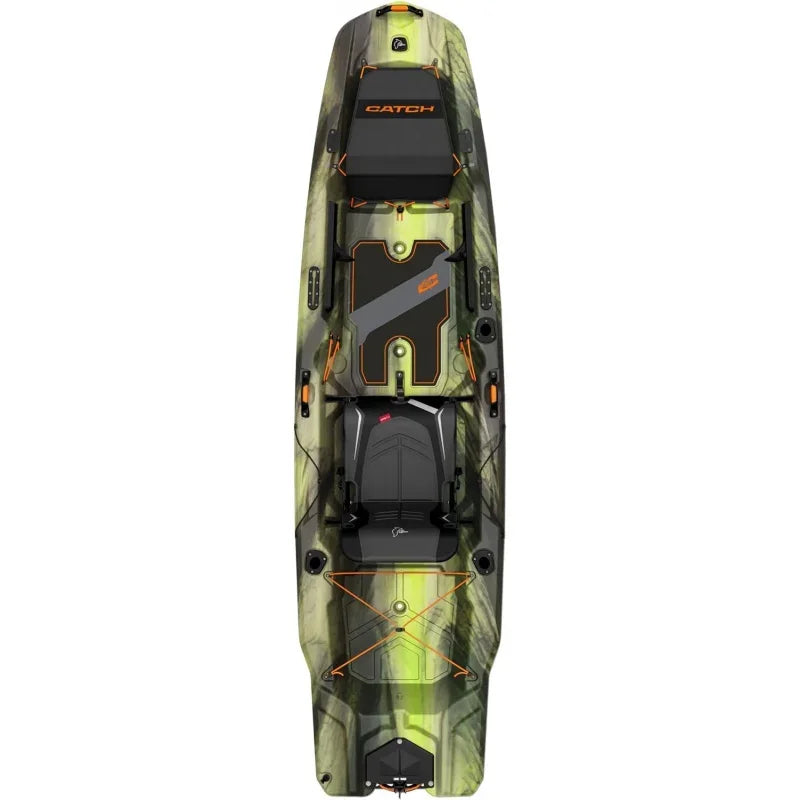 Pelican - Catch Mode 110 Premium Angler Kayak - Fishing Kayak with Lawnchair - 10.5 ft